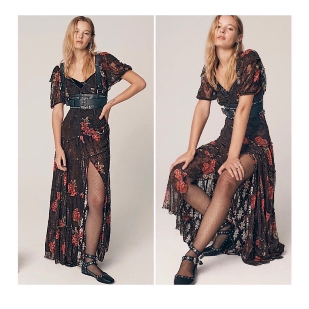 ✨ Free People Hollis Dress in Coca-Cola XS✨ - Picture 2 of 3